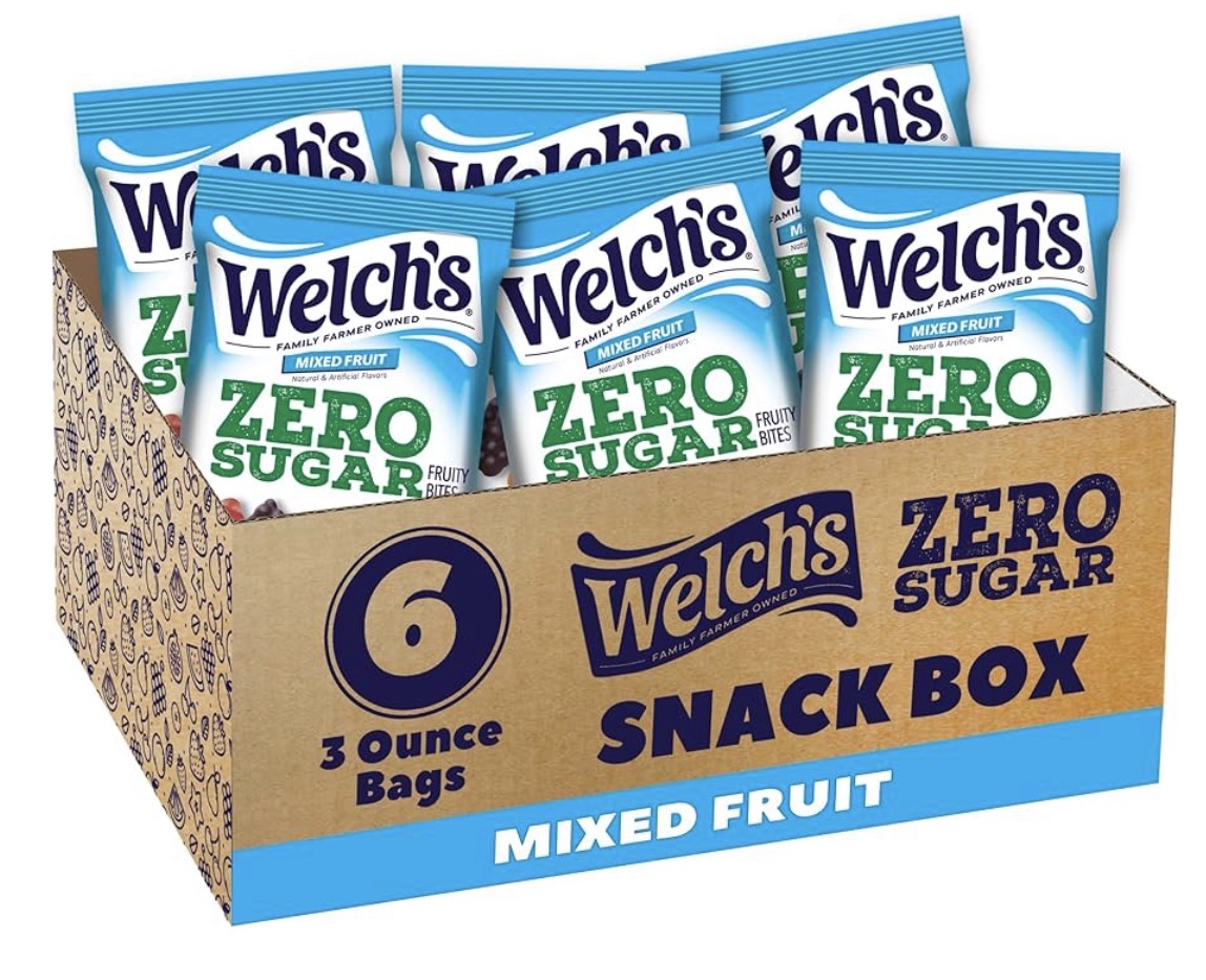 Welch's Zero Sugar Fruit Snacks (6-pack)